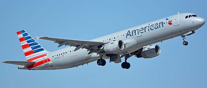 American Airbus A321-211 N174US, Phoenix Sky Harbor, October 10, 2017